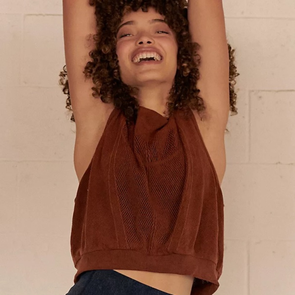 NWT Free People Running Through My Mind Tank